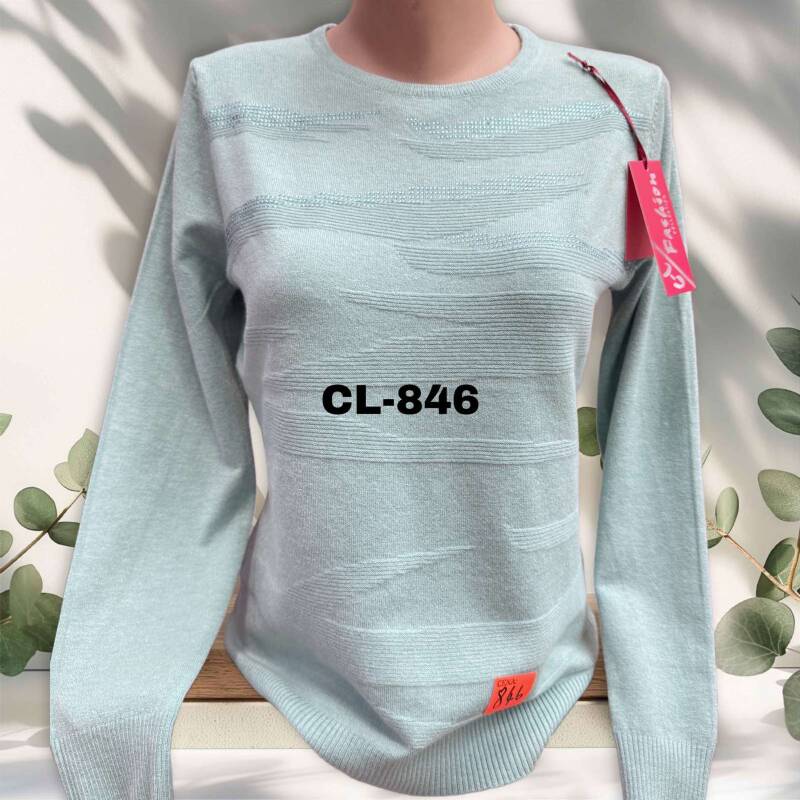 Swetry damskie Roz L-3XL. 1 kolor. Paczka 10 szt